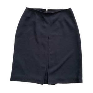 CHARTER CLUB SKIRT PLEATED  NAVY BLUE LINED